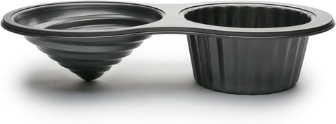 Fox Run Giant Cupcake Pan - Non-Stick Carbon Steel, 8 x 15.5 x 3.25 inches