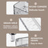 Generic Corrugated Suction Cup Storage Holder Corner Shower Caddy Large Organizer Bathroom Shelf Clear Acrylic Shower