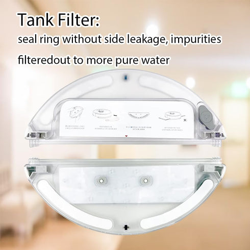 Ytaland Replacement Water Tank Bin Box for Roborock S50 S51 S55 T61 Robot Vacuum Parts
