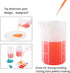Gartful 700ml Extra Large Silicone Measuring Cups Set of 2, Nonstick Reusable Craft Mixing Cups for Epoxy, 23 oz