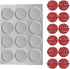 Sanvcomy 12 Magnetic Spice Jar Containers Spice Tins - Wall Mounted Stainless Steel Base - Easy to Install