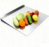 YICORIP (19.7 15.7 Stainless Steel Cutting Boards for The Kitchen, Suitable for Meat, Fruits, Vegetables, Bread