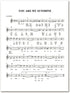 You Are My Sunshine Lullaby Canvas Wall Art – Sheet Music Poster Print for Baby Room Home Decor, Unframed