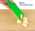 Sinnsally Garlic Peeler Skin Remover - Easy Quick Garlic Cloves Peeling Tool with Silicone Tube Roller (Green)