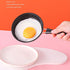 CHICIRIS 4.7 Inch Egg Skillet, Non Stick Frying Pan, Pre-Seasoned Stainless Steel Cookware with Easy Grip Handle