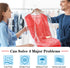 BEISHIDA 25pcs 72 Inch Plastic Garment Bags, Clear Dry Cleaning Laundry Bags for Clothes Cover and Storage