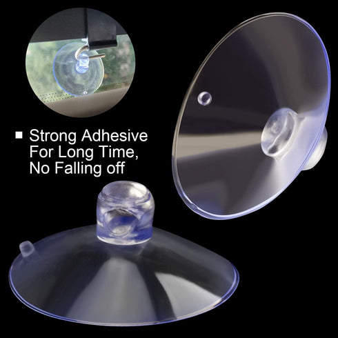 ANCIRS 30 Pack 35mm Suction Cups, Rubber Transparent Anti-Collision Pads for Glass Table Tops