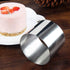 5Pcs Round Cake Rings Mold, 2-Inch Mini Cake & Pastry Ring, Stainless Steel Mousse Dessert Rings Set Cake Cookie Biscuit Cutter Muffin Baking Molds by Goeielewe