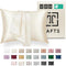 Tafts Pillow Cases - 100% Pure Mulberry 6A Silk Pillowcase for Hair & Skin, Ivory White, Queen 20x30, 1pc