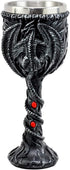 Ebros Legend Of The Thrones Drogon Blood Fire Dragon Wine Goblet - 6oz Capacity Party Beverage Cup