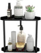 Jesginboo 2 Tier Bathroom Counter Organizer, Vanity Organizer Corner Shelf, Skincare, Makeup