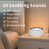 Little Dog 30 2 32-Level 15 Alarm Clock Sound Machine White Brown Noise Machine with Sleeping Sounds for Baby Kids