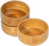 Natural Bamboo Bowls Pack of 3, Japanese Style Salad, Soup, Ramen, Fruit Bowls for Kids and Adults