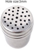 Honbay 2PCS 5 oz Stainless Steel Dredge Shaker Cans for Salt, Sugar, Spice, and Pepper Seasoning