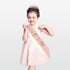 BRT Bearingshui 6th Birthday Sash and Tiara Set for Girls, Rose Gold Birthday Sash, Tiara & Cake Topper