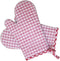 Silicone Oven Mitts Set of 2, Transparent Clear Silicone Shell with Cotton Quilted Lining, Heat Resistant Kitchen Gloves