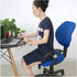 TOPINCN Soft Stretch Spandex Chair Seat Slipcover and Backrest Cover, Universal Office Chair Protective Cover (Blue)