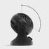IRIS USA WOOZOO Fan, Small Desk Fan with 3 Speeds, 32ft Air Distance, 7 Inch Mini Fan, 112° Adjustable Tilt, Black