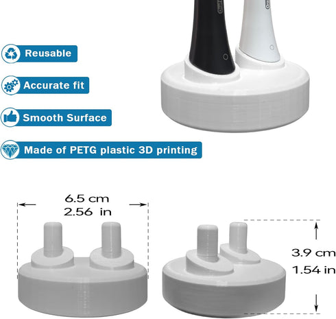 GMIGOU Toothbrush Head Holder for Oral-B iO | Oral B Holder for Heads | Electric Tooth Brush Head Organizer Compatible