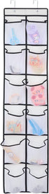 12 Large Pockets Over Door Hanging Shoe Organizer