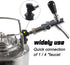 PERA Corny Keg Quick Disconnect Ball Lock Disconnect Set, Stainless Steel Swivel Nut for Home Brewing
