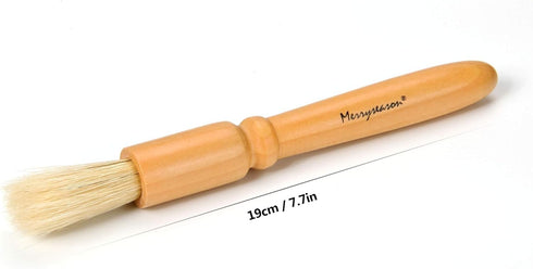 Coffee Grinder Cleaning Brush, Wood Handle & Natural Bristles for Espresso, Barista Home Kitchen Tool