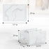 2 Luxspire Kitchen Sponge Holder, Dish Sponge Holder with with Drain Tray, Marble Sponge Holder for Kitchen Sink