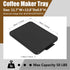 Kitchen Appliance Sliding Tray Coffee Maker Caddy with Rolling Wheels, Under Cabinet Countertop Storage Organizer for
