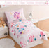 4 Set Set Set PERFEMET Pcs Twin Bedding for Girls Pink Castle Kids Bed in A Bag Comforter Ultra Soft Reversible Fairy
