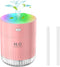 Portable Small Humidifiers for Bedroom Baby, Rechargeable Mini Cool Mist Plant Humidifier