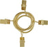 40 Pack Curtain Rings with Clips - Drapery Rings 1.26 in Interior Diameter, Fits 1 in Curtain Rod