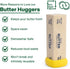 Food Huggers Butter Hugger - Patented Butter Cover - Keeps your butter snugly sealed and fresh