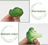 6 Fake Broccoli Slice Artificial Vegetables Simulation Plastic Lifelike for House Kitchen Party Pub Decoration Cabinet