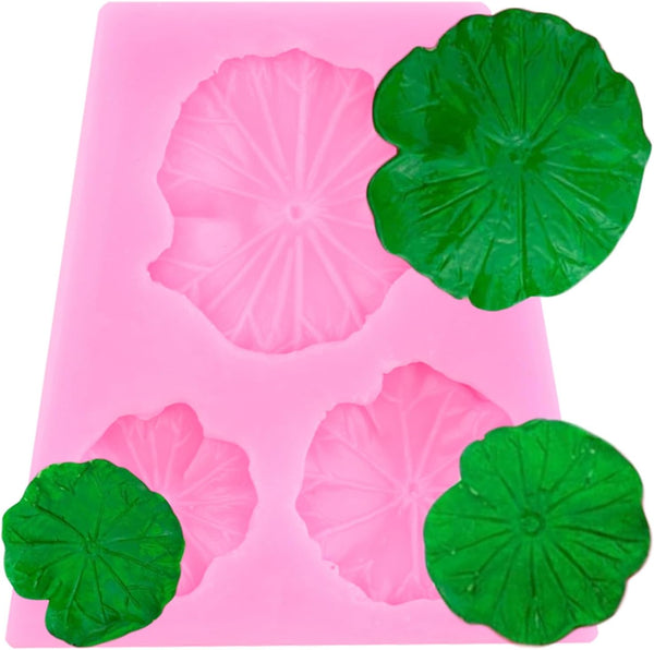 Lotus Leaf Fondant Mold, Silicone Molds for Cake Decoration, Cupcake Topper, Chocolate Candy, Gum Paste, Polymer Clay