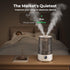 Homvana Humidifiers for Bedroom - 3.6 L Cool Mist Top-Fill, 34H Super Long Time, Quiet 16dB, Baby Humidifier, Oil