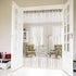 Door String Curtain - Decorative Tassel Screen Ribbon Strings Strip for Home, Patio, Bedroom, and Wedding (Champagne)