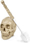 Toilet Brush and Holder Set for Bathroom,Skullduggery Skeleton Gothic Bathroom Decor Toilet