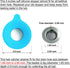 2PCS Bathtub Stopper Hair Catcher Kit, Silicone Drain Stopper for Bathroom, Laundry, Tub Strainer