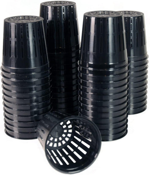 xGarden - Lightweight Economy Net Pots - Thin Lip & Slotted Sides for Hydroponics & Aquaponics - UV Resistant & BPA