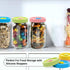 Regular Mouth Mason Jar Lids with Straw Hole, Stoppers, Silicone Rings, Cleaning Brush, 26 Pack