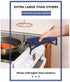 Joyhalo 6 Pack Heat Resistant Pot Holders for Kitchen, Terry Cloth Oven Hot Pads Set for Cooking Baking