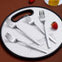 Berglander Dinner Forks Set of 6, Modern Stainless Steel Forks and Spoons Silverware, Forks And Spoons Set