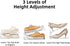 Organizer12Pack Shoe Slots Clear Shoe Stackers for a Pair of Shoes,Adjustable Shoe Rack with Three LevelsShoe Storage