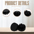 30Pcs Wire Cube Plastic Connectors for Modular Closet Storage Organizer and Wire Shelving (Black)