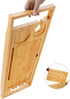 Utoplike Bamboo Bathtub Caddy Tray, Adjustable Bathroom Organizer with Book Tablet Wine Glass Cup Holder (24.5"-37.4")