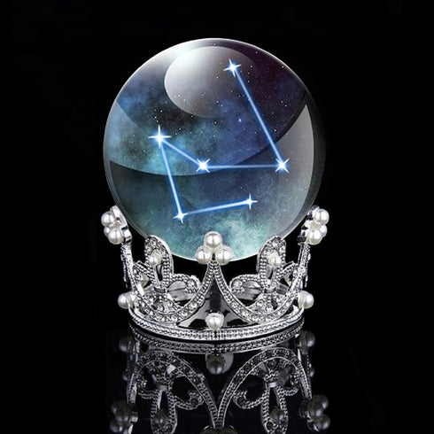 DHinkyoung 2 Pack Metal Sphere Stands, Silver Crystal Base Display Stand, Crown Egg Holders for Crystal Ball, Amethyst
