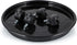 Skelang 11.8" Pack 3 Plant Caddy, Plant Stand, Round Plant Pallet Pot with Lock Wheels, Rolling Tray Planter Trolley