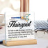 Zauly Best Hair Stylist Gift - Hairapist Definition Acrylic Desk Sign Decor for Women Men