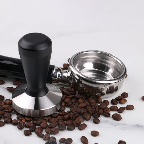 Stainless Steel Coffee Tamper 49mm Barista Espresso Base Coffee Bean Press