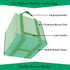 CDLXSH 32 Bushes(2-Pack 32Gallons) Gallons Reusable Garden Waste Bags, Yard Waste Bags, Lawn/Leaf Bags, Heavy Duty